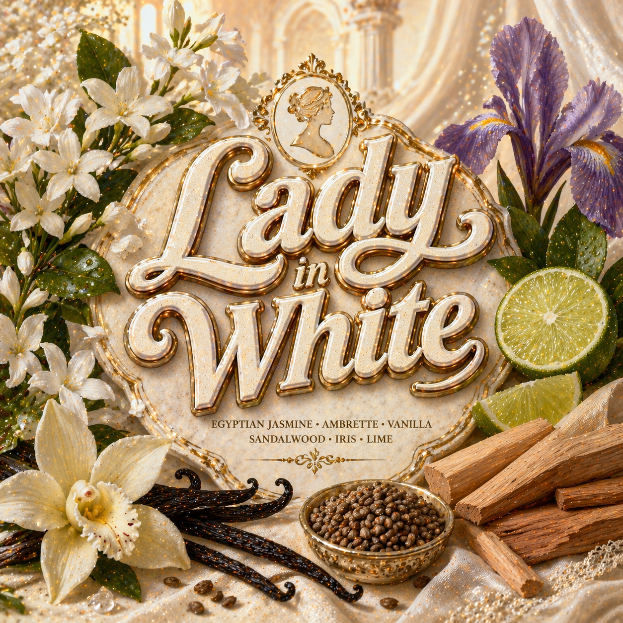 Lady in White Body Oil