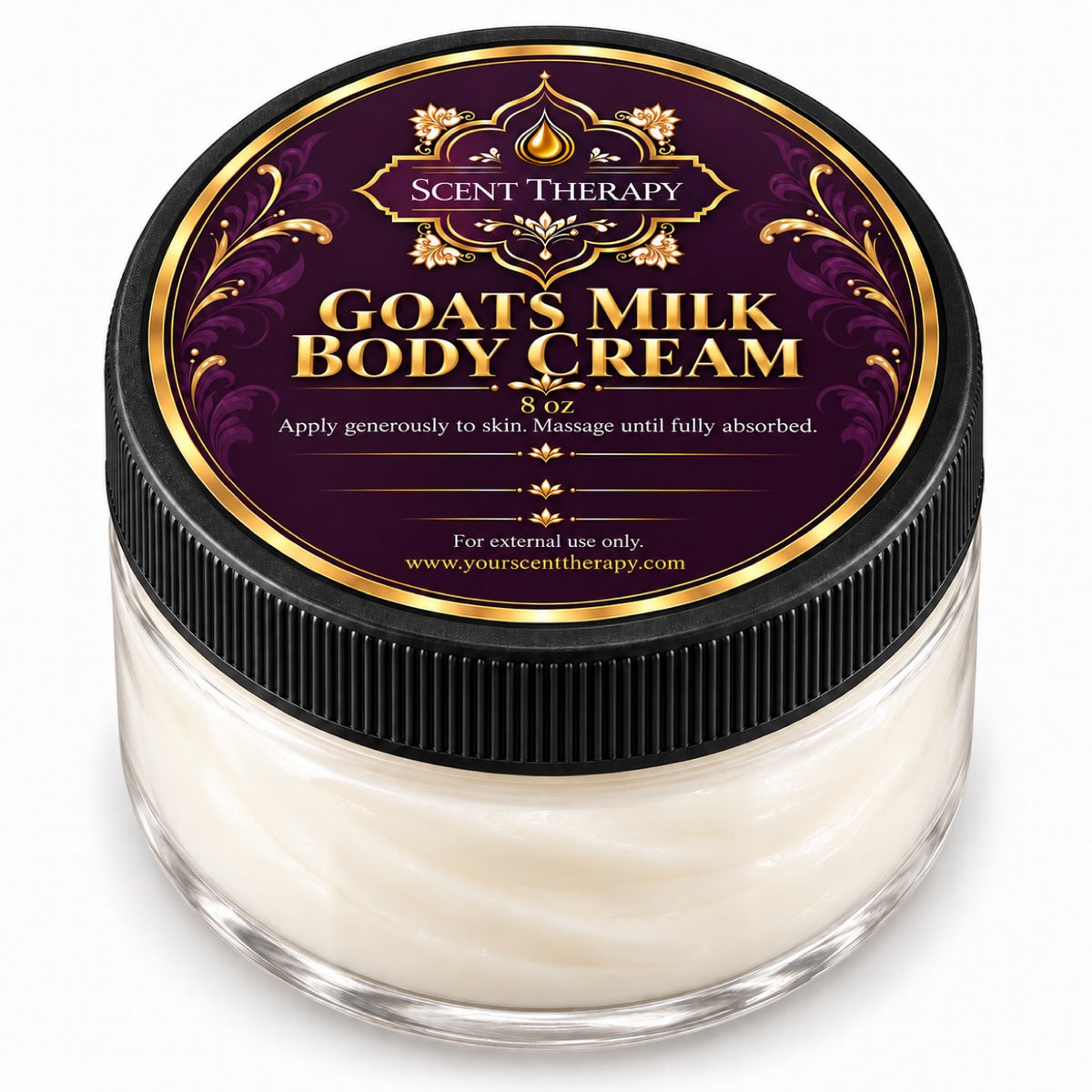 Scent Therapy Goats Milk Body Cream 8 oz