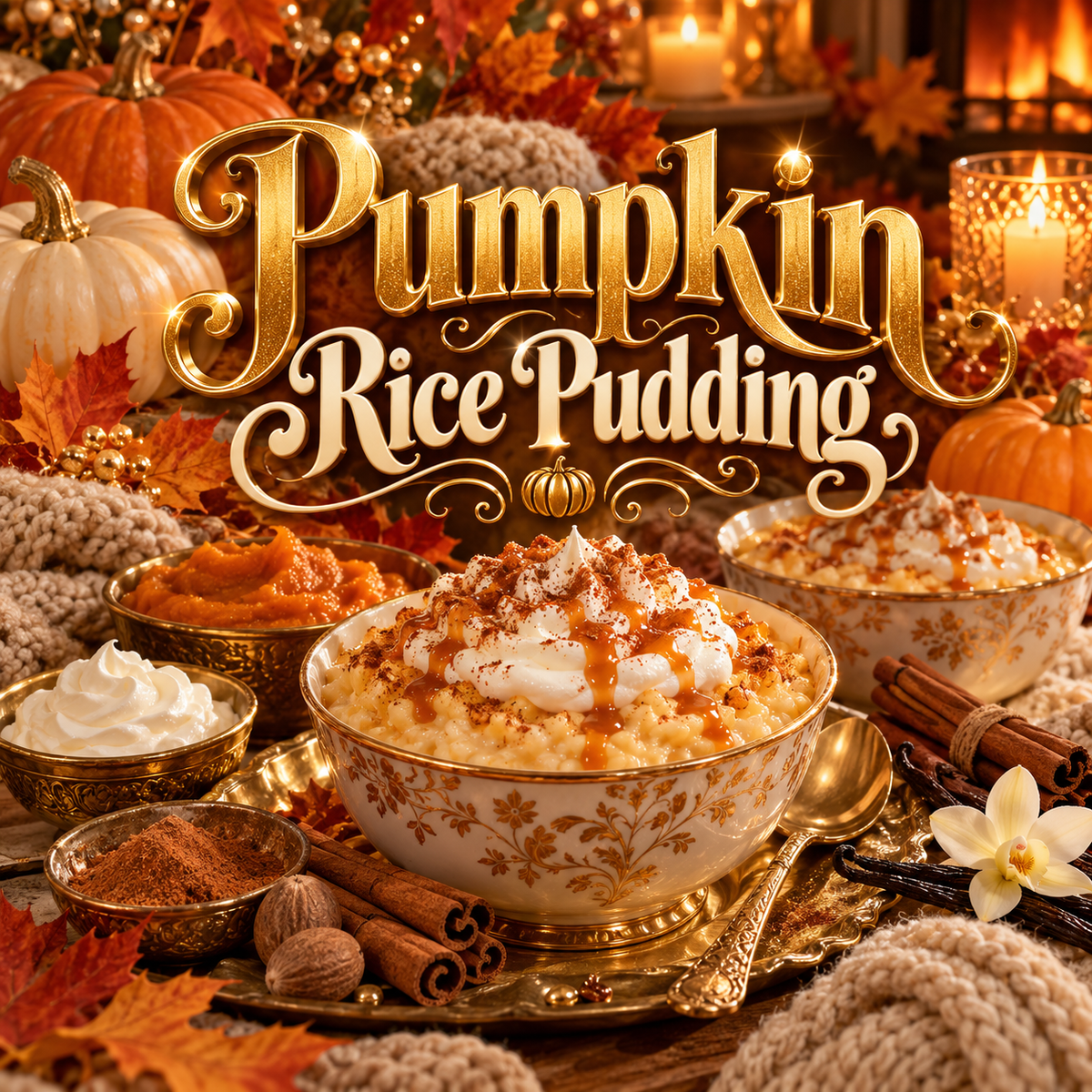 Pumpkin Rice Pudding