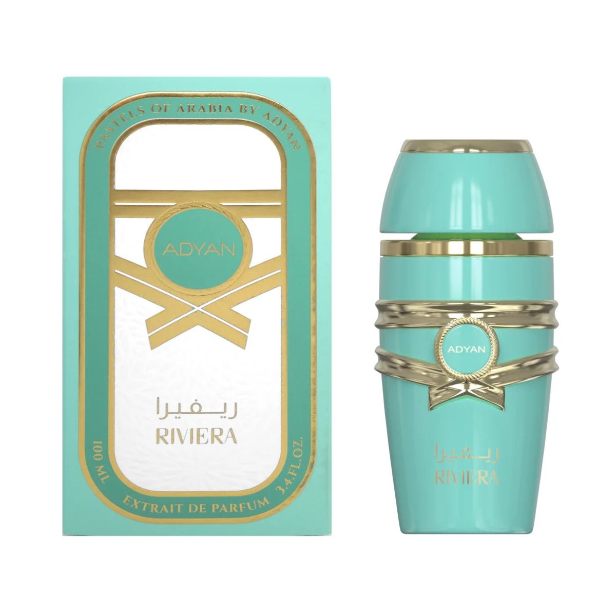 ADYAN Riviera Pastels of Arabia Extrait De Parfum 100Ml 3.4Oz Gift Set