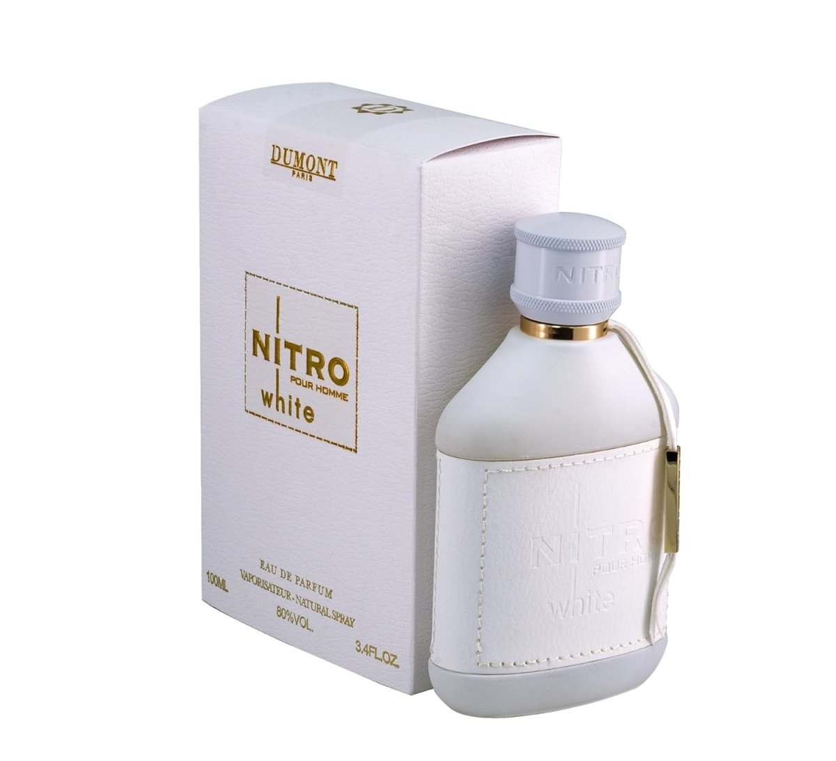 Dumont Nitro White Eau De Parfum 3.4oz for Men