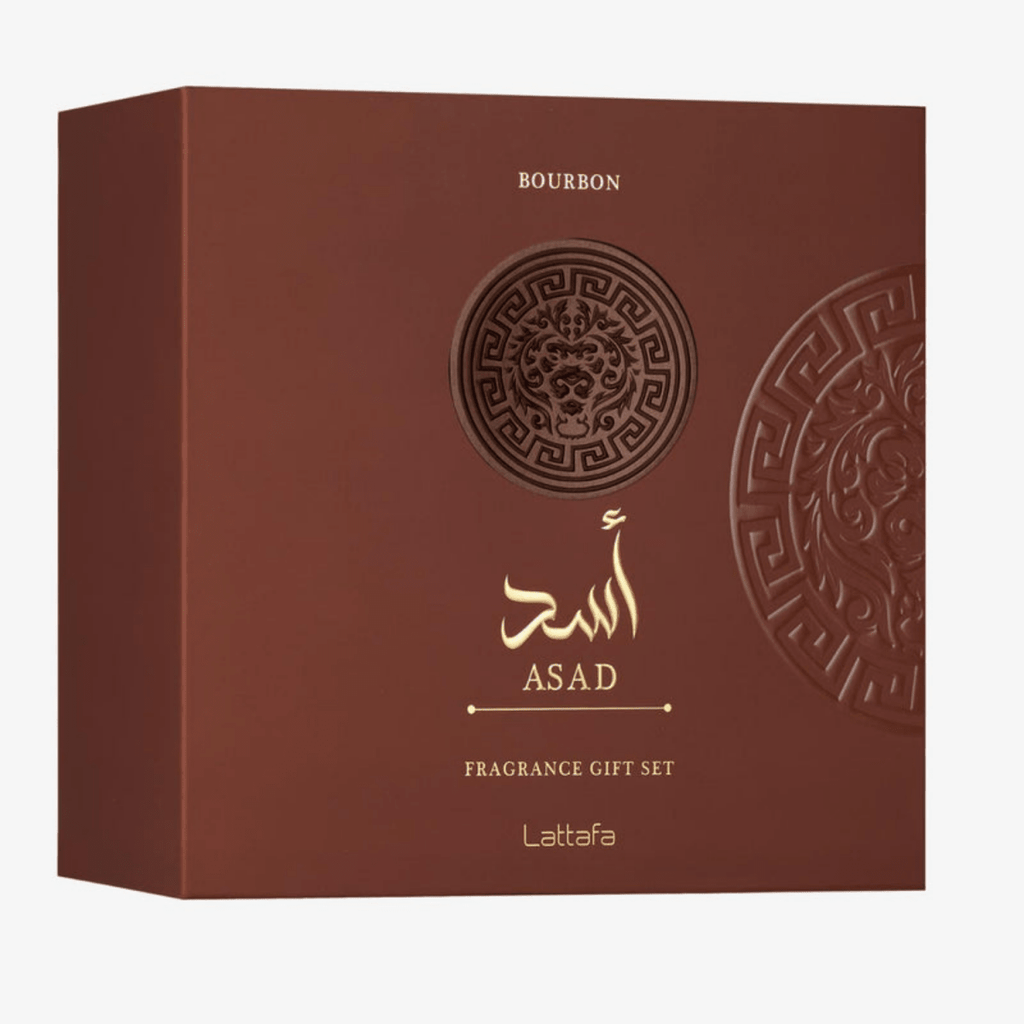Lattafa Asad Bourbon 3 pcs Gift Set