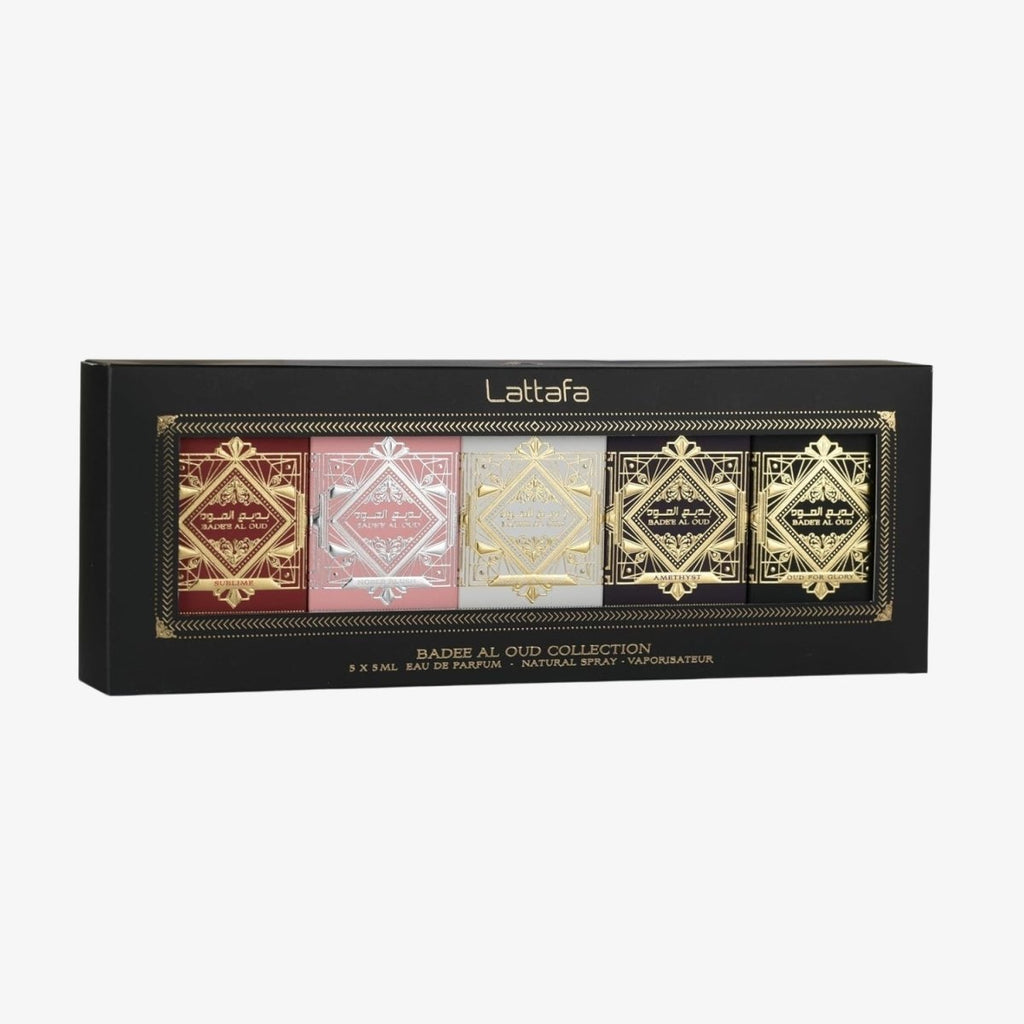 Lattafa Badee Al Oud Collection 5 x 5ml EDP Gift Set