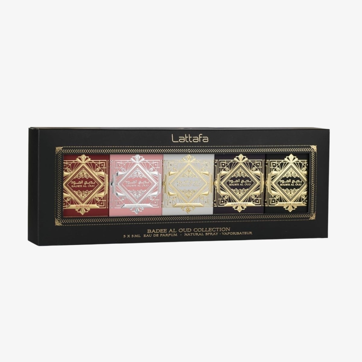 Lattafa Badee Al Oud Collection 5 x 5ml EDP Gift Set