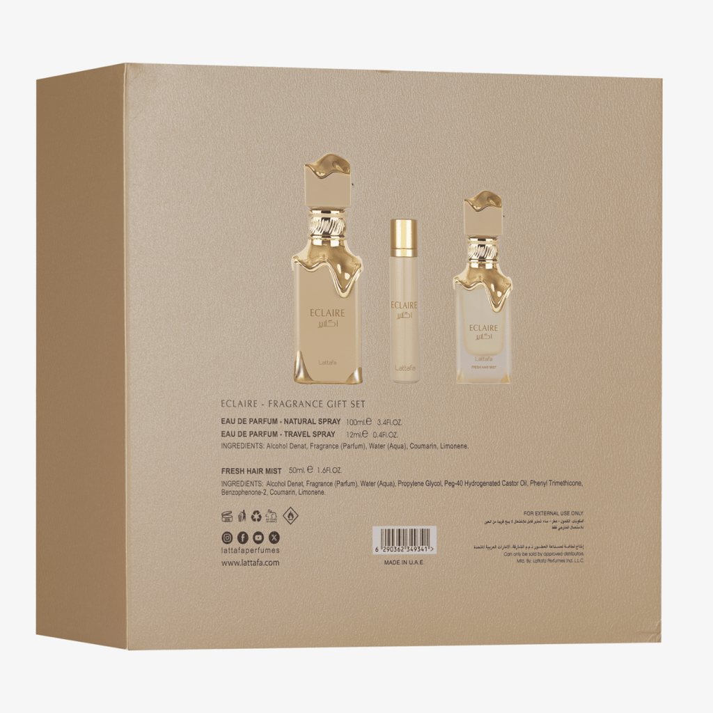 Lattafa Eclaire 3pcs Gift Set 100ml