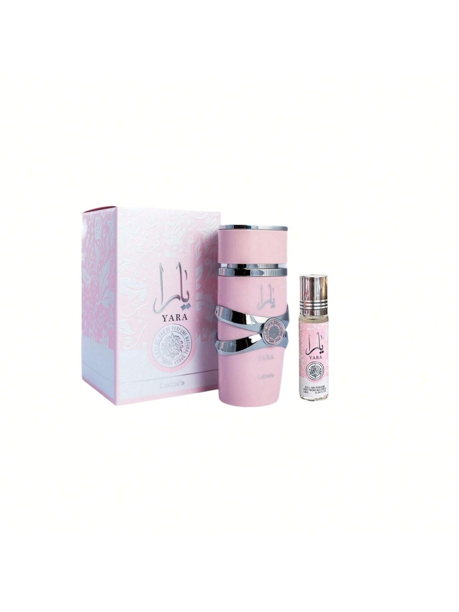 Lattafa Yara EDP 100Ml + Yara roll on 10Ml 0.34Oz for Women